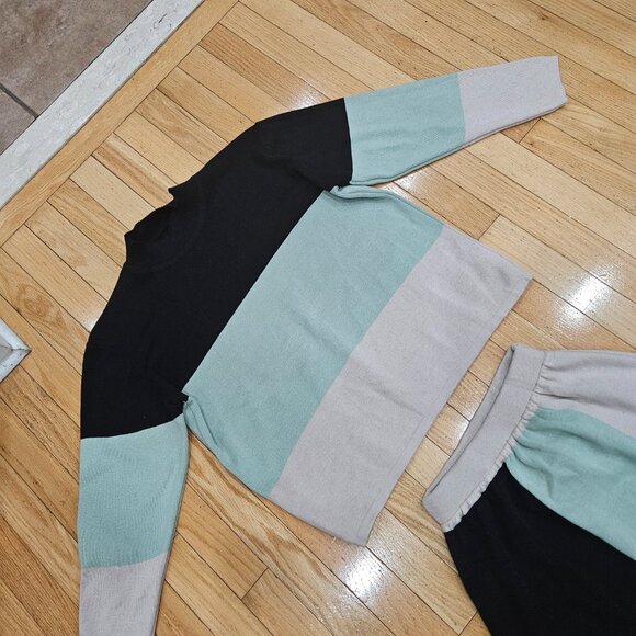 2 piece knitted co ord set like veiled - Picture 3 of 3